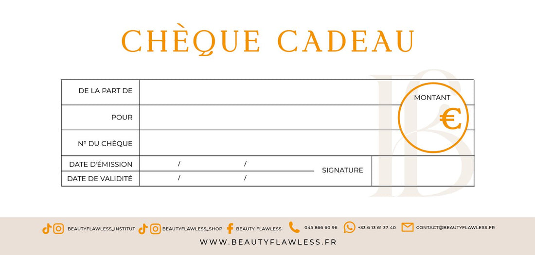 Carte cadeau Beauty Flawless Concept