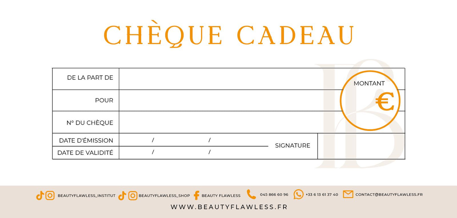 Carte cadeau Beauty Flawless Concept